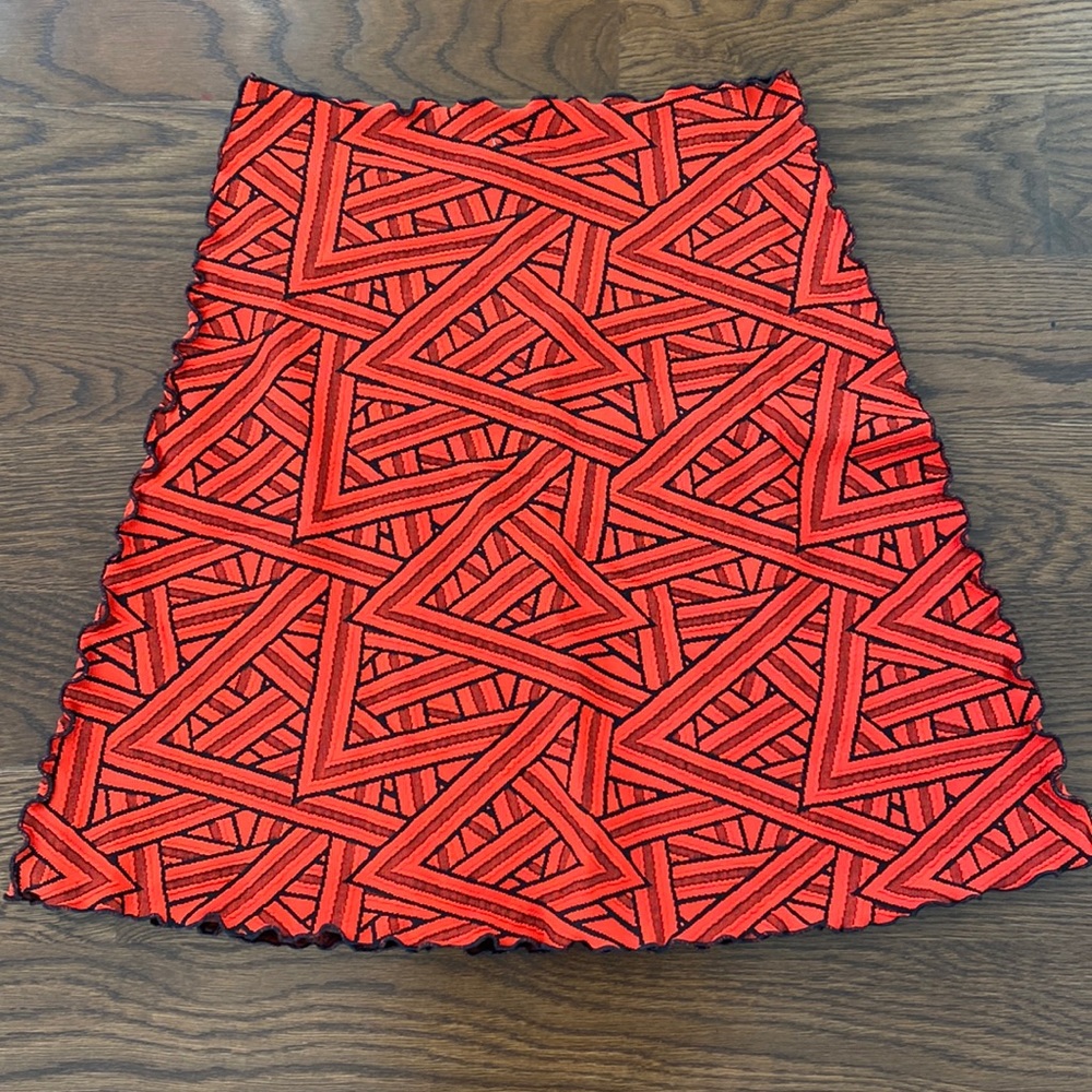 Haystacks skirt - red & black